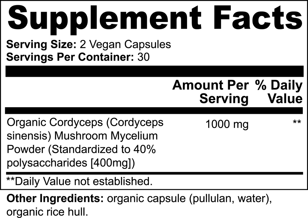 PrimalGreens - Cordyceps Mushroom