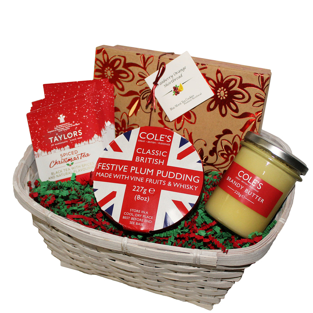 English Christmas Gift Basket